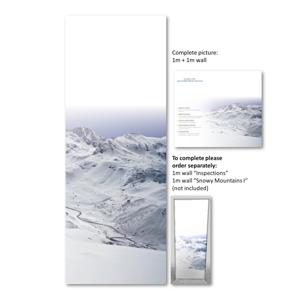 1m Graphic: Snowy Mountains II